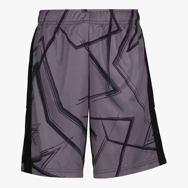 Dutchy Dry kinder voetbal short zwart/grijs