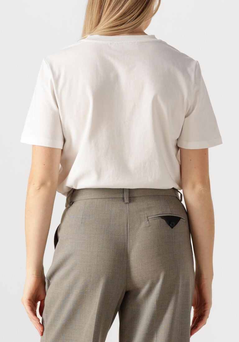 witte haute l'amitié t-shirt pearl bow tee