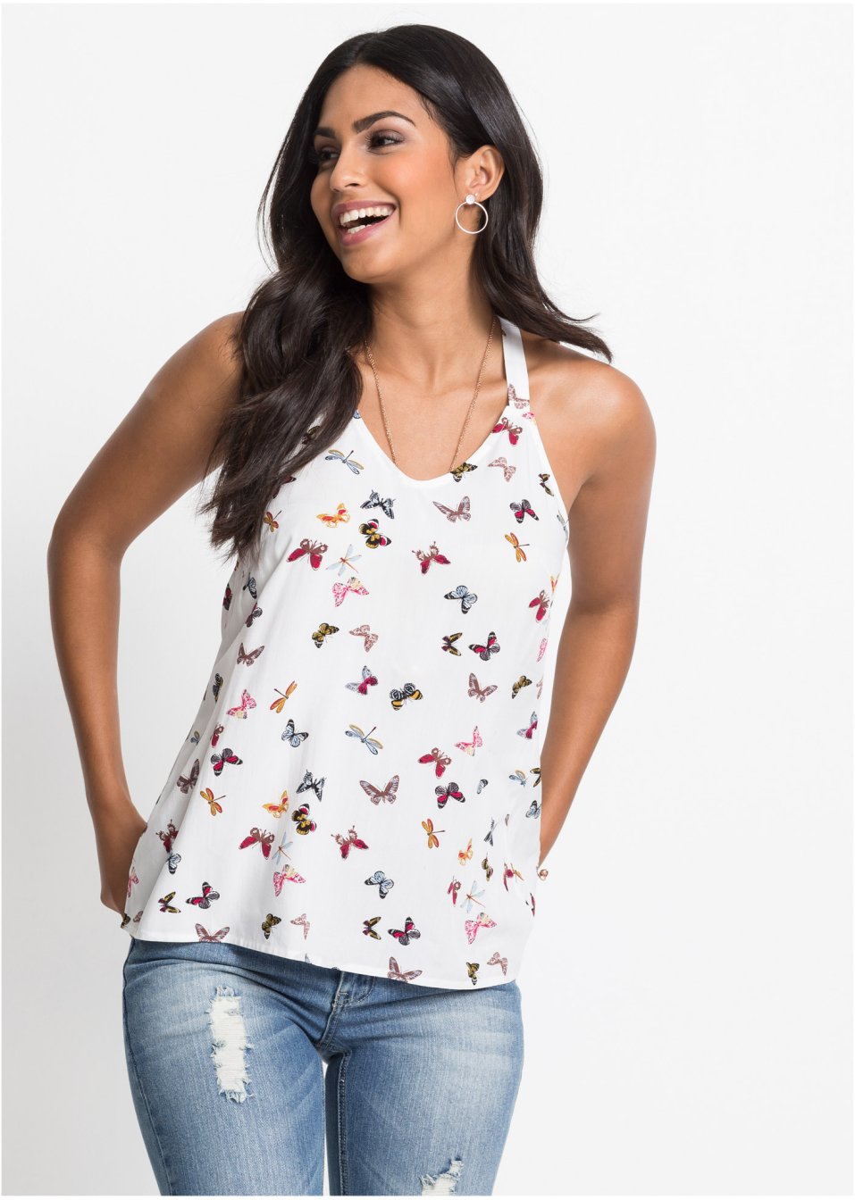 Top-blouse forme trapèze