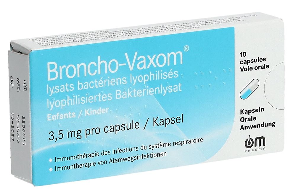 BRONCHO-VAXOM Kaps Kind Blist 10 Stk<br>10 Stück, Blister, Hartkapsel