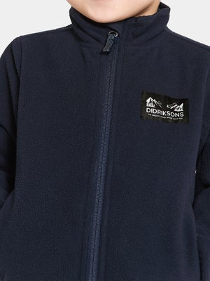 Didriksons Muskot Vindfleecejakke, Dark Night Blue