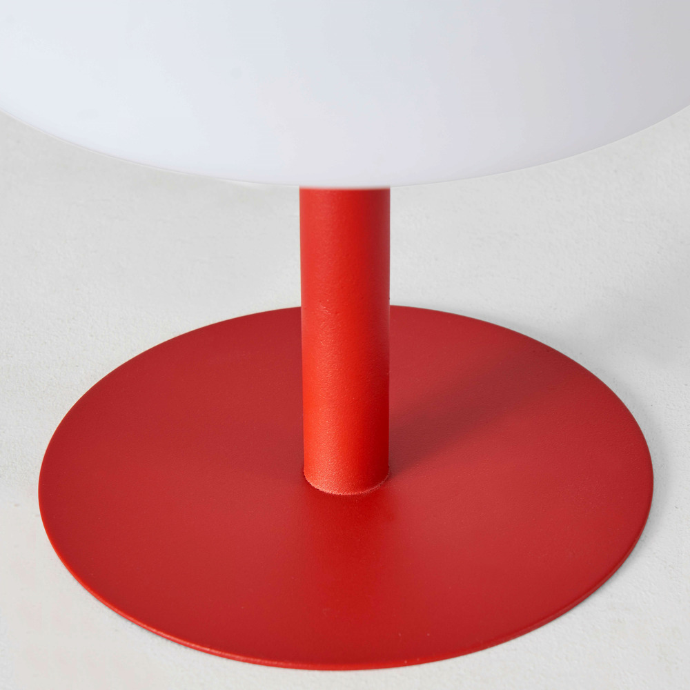 Mini lampe polyéthylène rouge