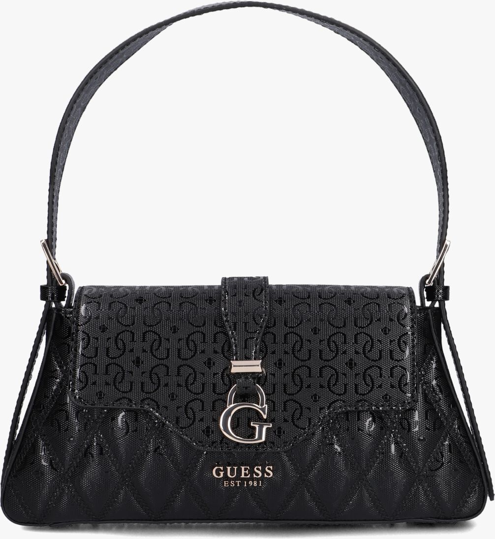 GUESS zwarte guess schoudertas adi flap shoulder