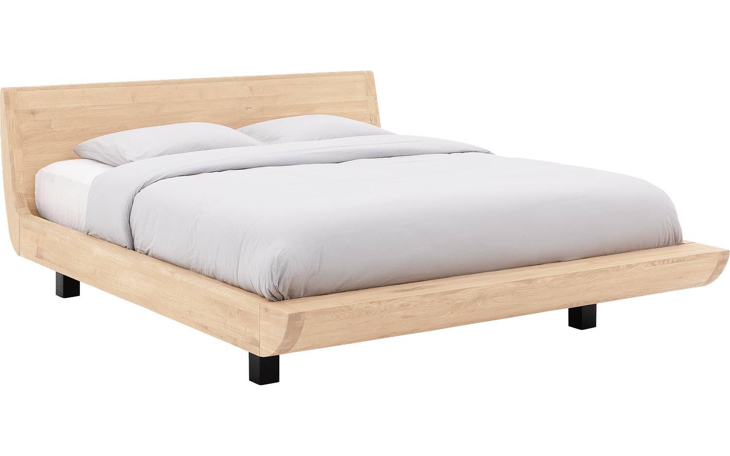 Goossens Bedframe Denzo - 180 x 200 - Naturel eiken - Hout