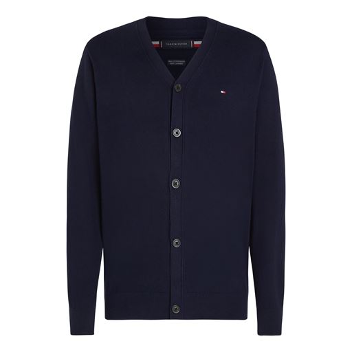 Tommy Hilfiger Pima Cashmere Cardigan, Desert Sky, XL