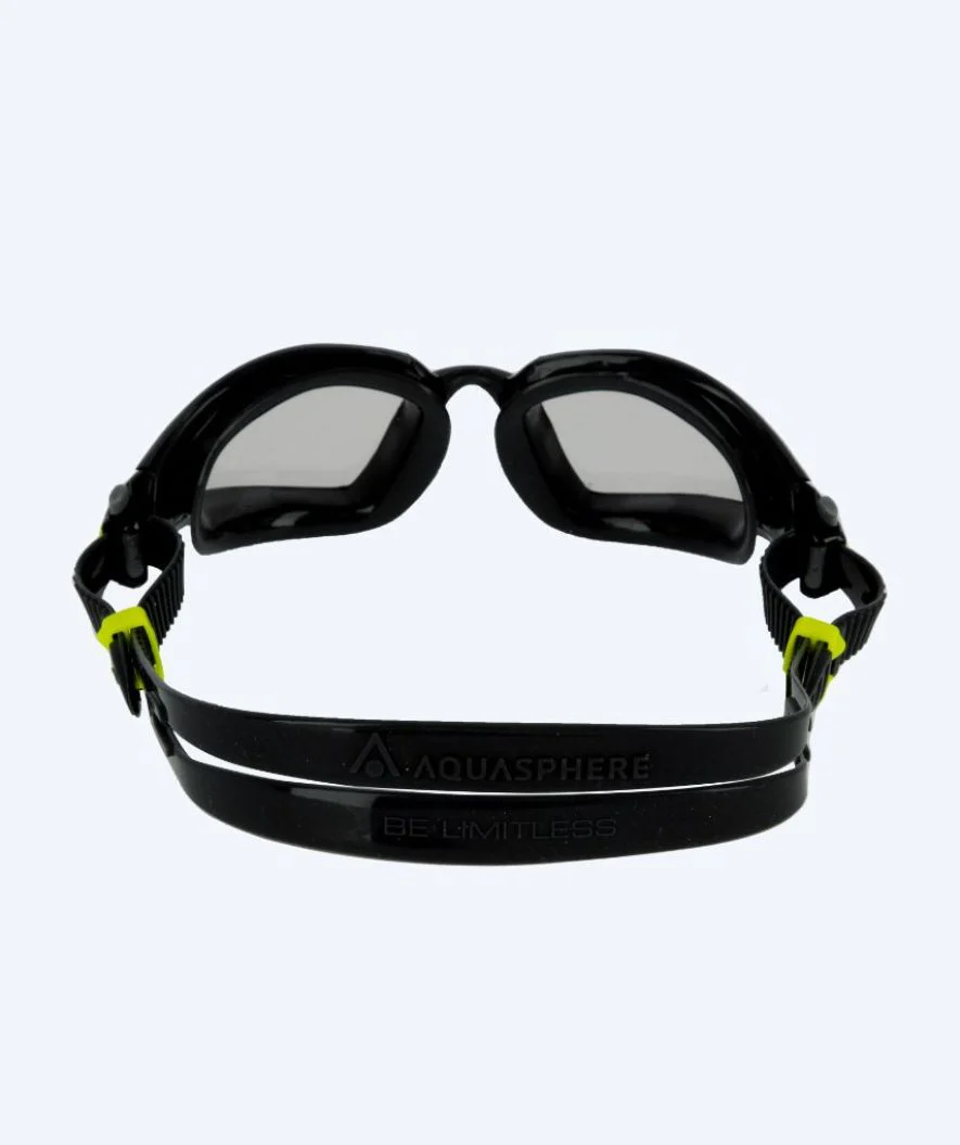 Aquasphere motions svømmebriller - Kayenne Pro - Sort (Smoke linse)