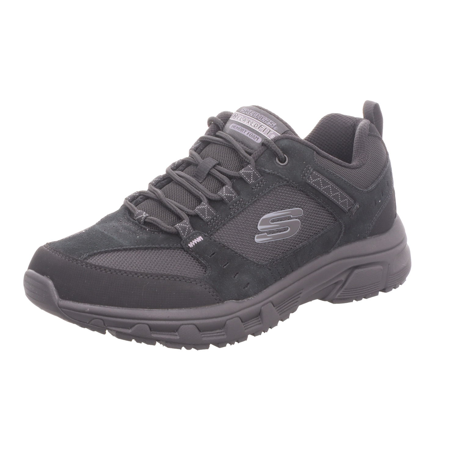 Skechers Herren-Schnürhalbschuh Schwarz