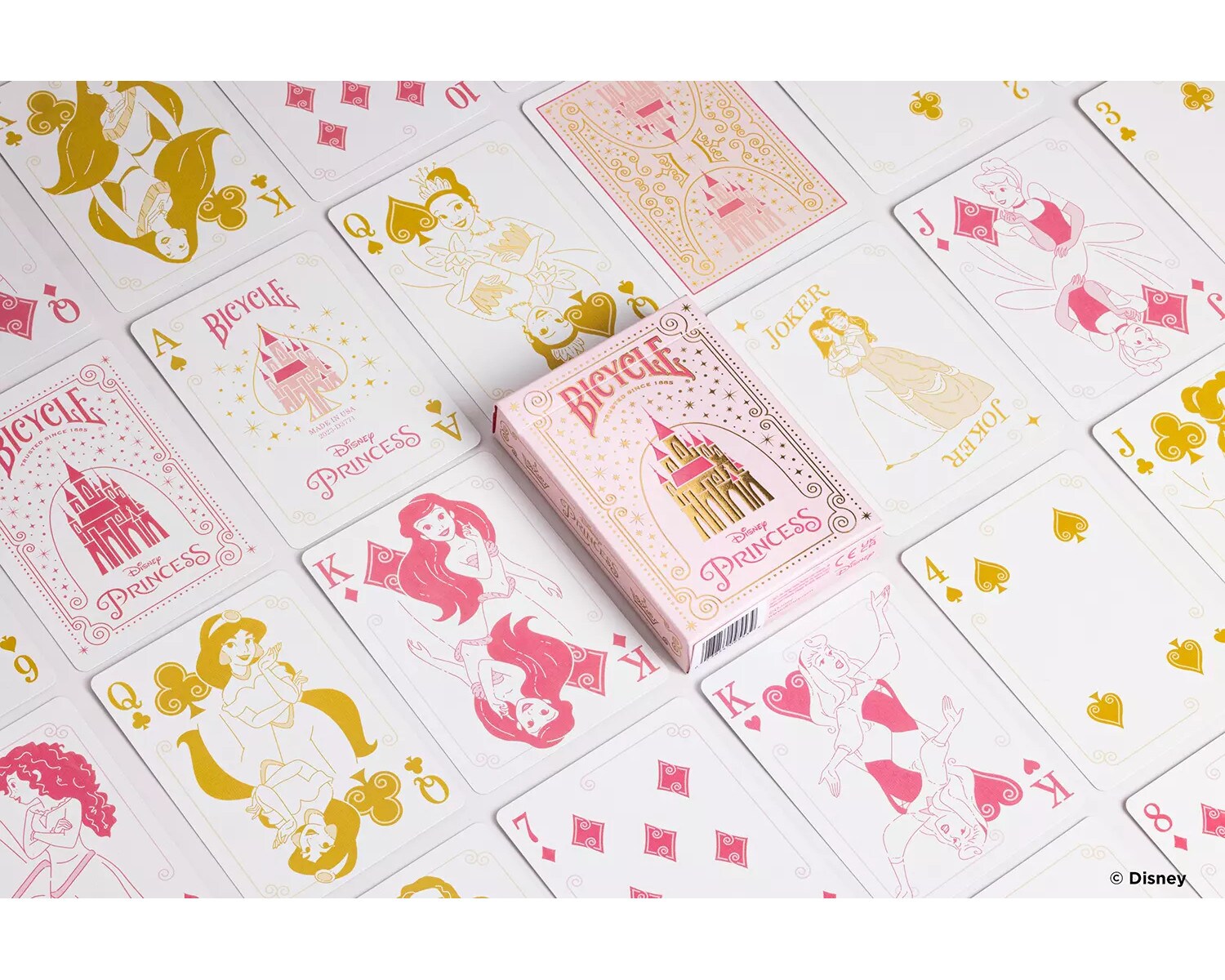 Bicycle® Kartendeck - Disney Princess (pink) Kartenspiel Spielkarten Pokerkarten