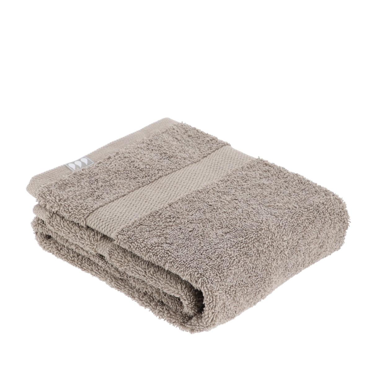 SERVIETTE TOILETTE 50X90CM COTON TAUPE