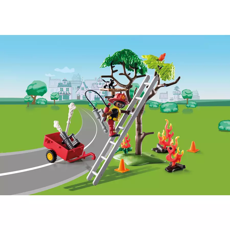 PLAYMOBIL® Duck on Call Feuerwehr Action Rette die Katze