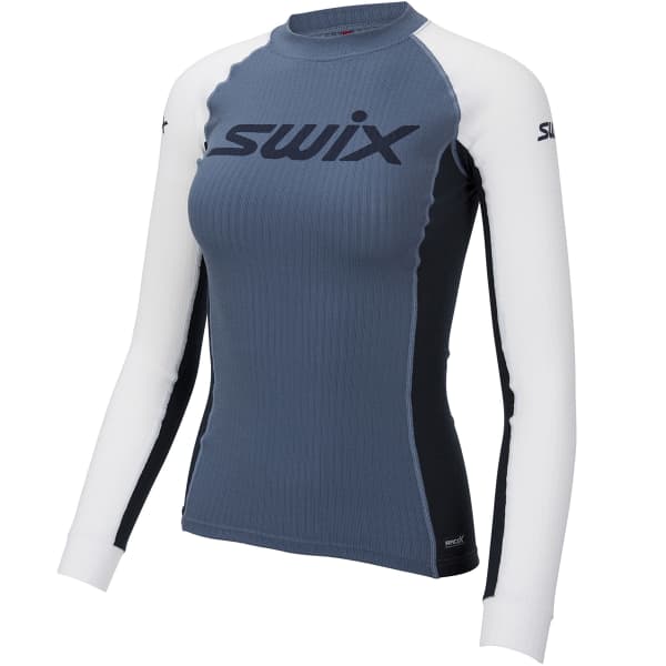 T-shirt thermique SWIX W RACEX BODYWEAR LS BLUE SEA