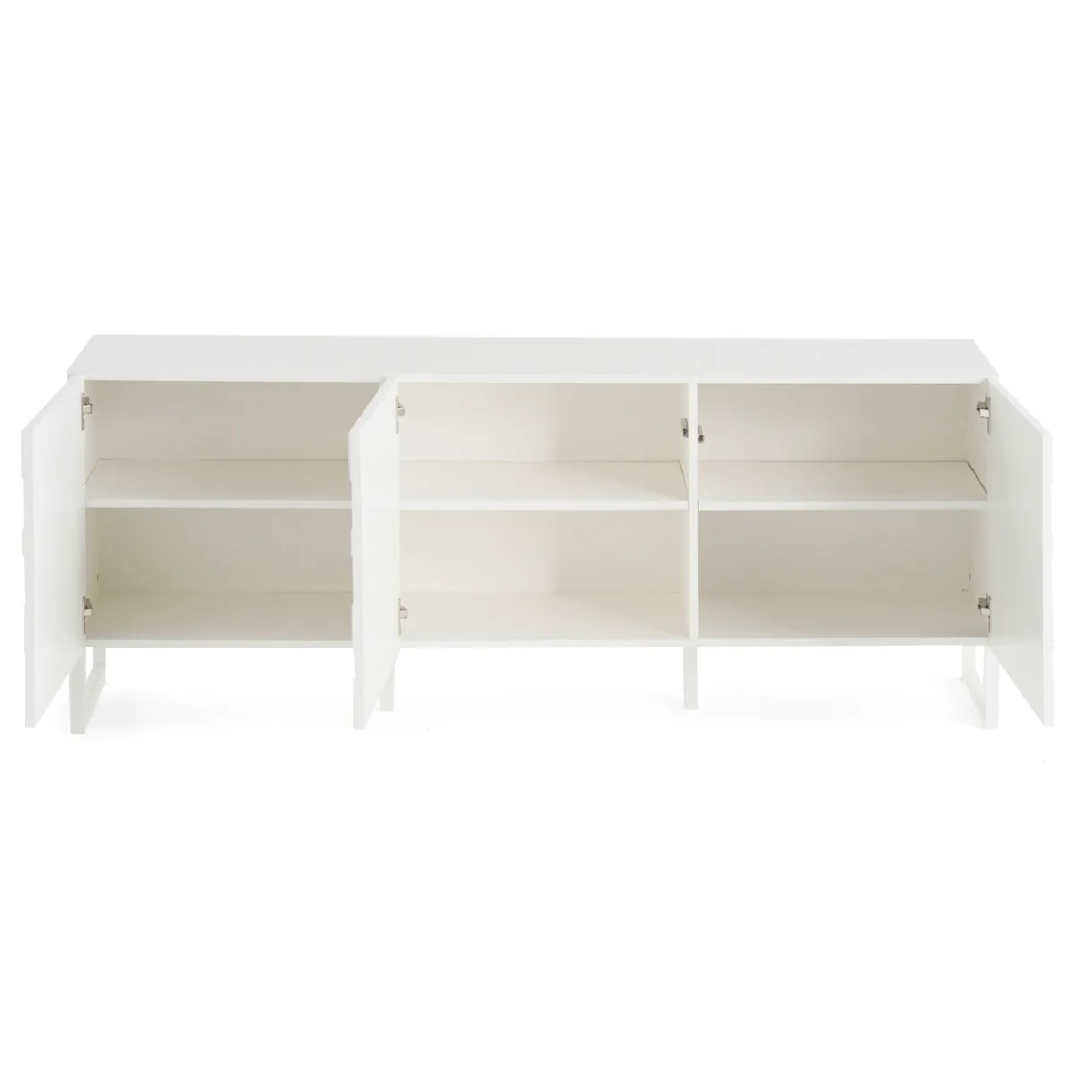 BESTMOBILIER Sofia Meuble TV - Blanc Mat