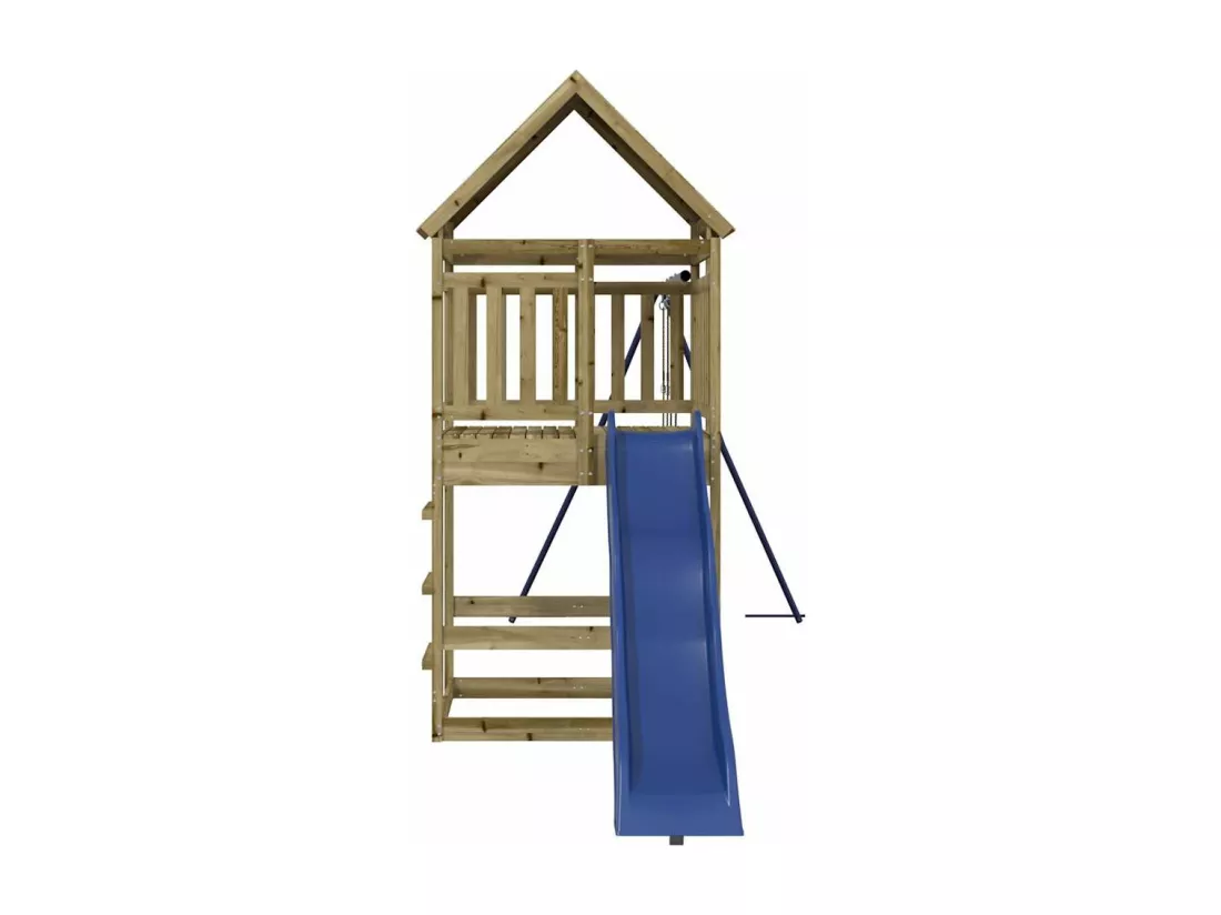 Aire de jeux d'extérieur bois de pin imprégné