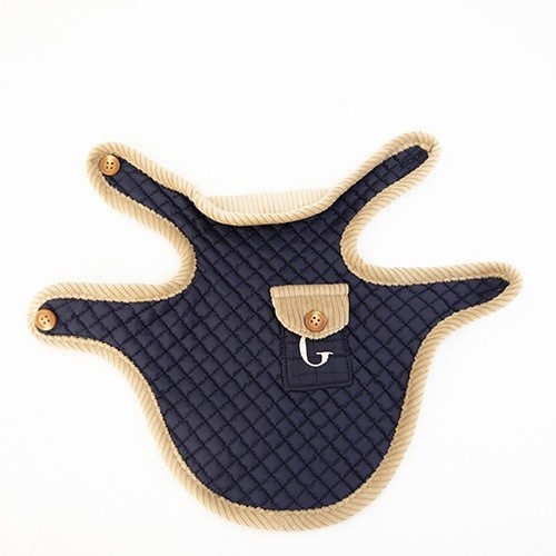 Jaqueta reversível para cães Gaston, azul