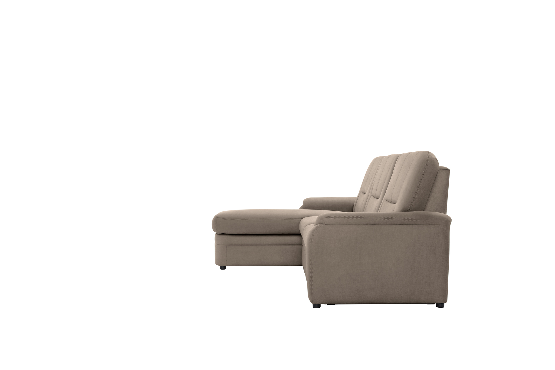 polsterpower Ecksofa - Miro mandel - Basismodell - Recamiere links