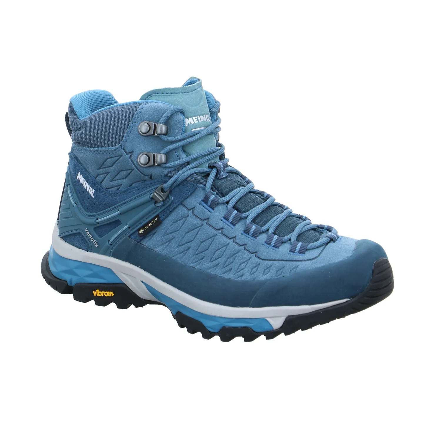 MEINDL Wander- Bergschuh Damen Türkis Leder  Gore-Tex