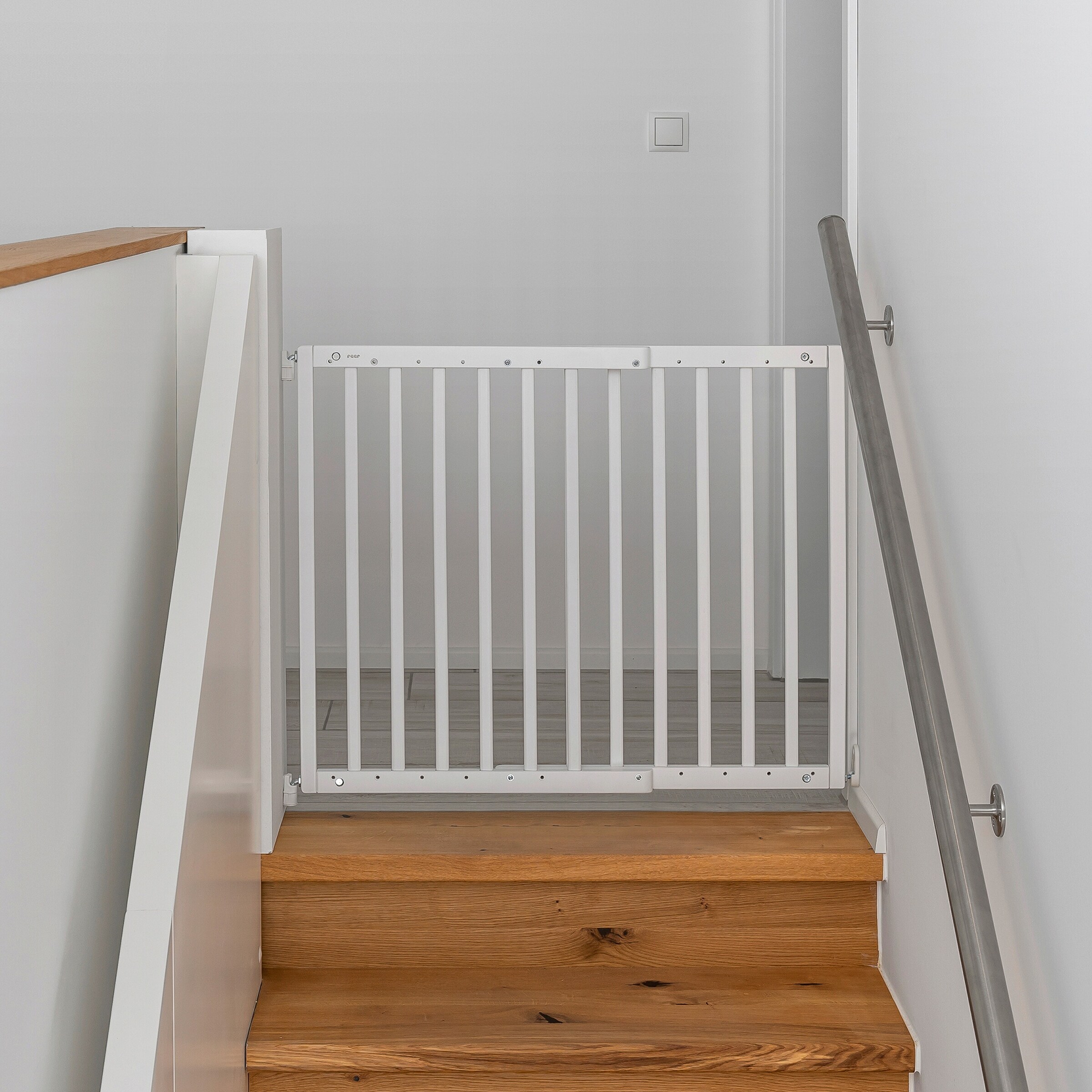 reer Tür- und Treppenschutzgitter Baukasten Schraubgitter weiß