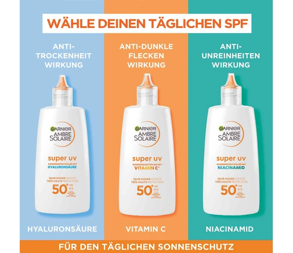 Ambre Solaire Super UV Vitamin C Anti-Dark-Spot Fluid  SPF50
