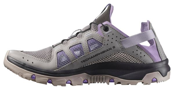 Chaussures amphibies Salomon Techamphibian 5 Gris/Violet Femme