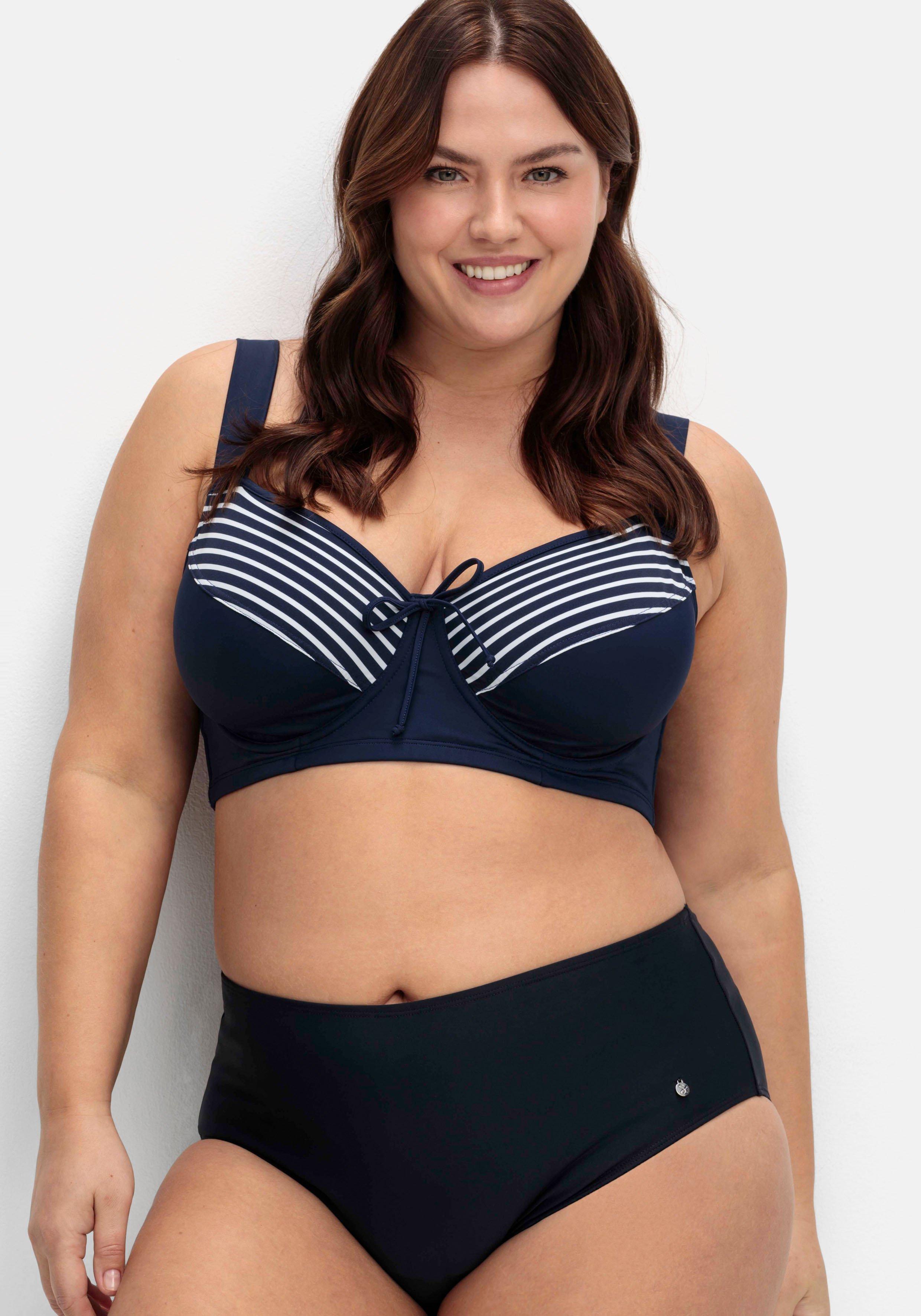 Bikinihose in hohem Schnitt, mit Shaping-Einsatz