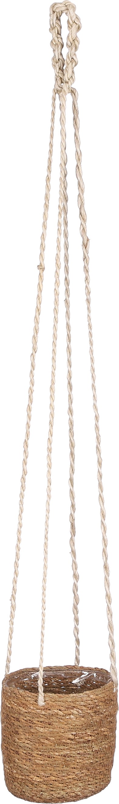 Mica Decorations hangpot Atlantic bruin D 14 H 14 cm