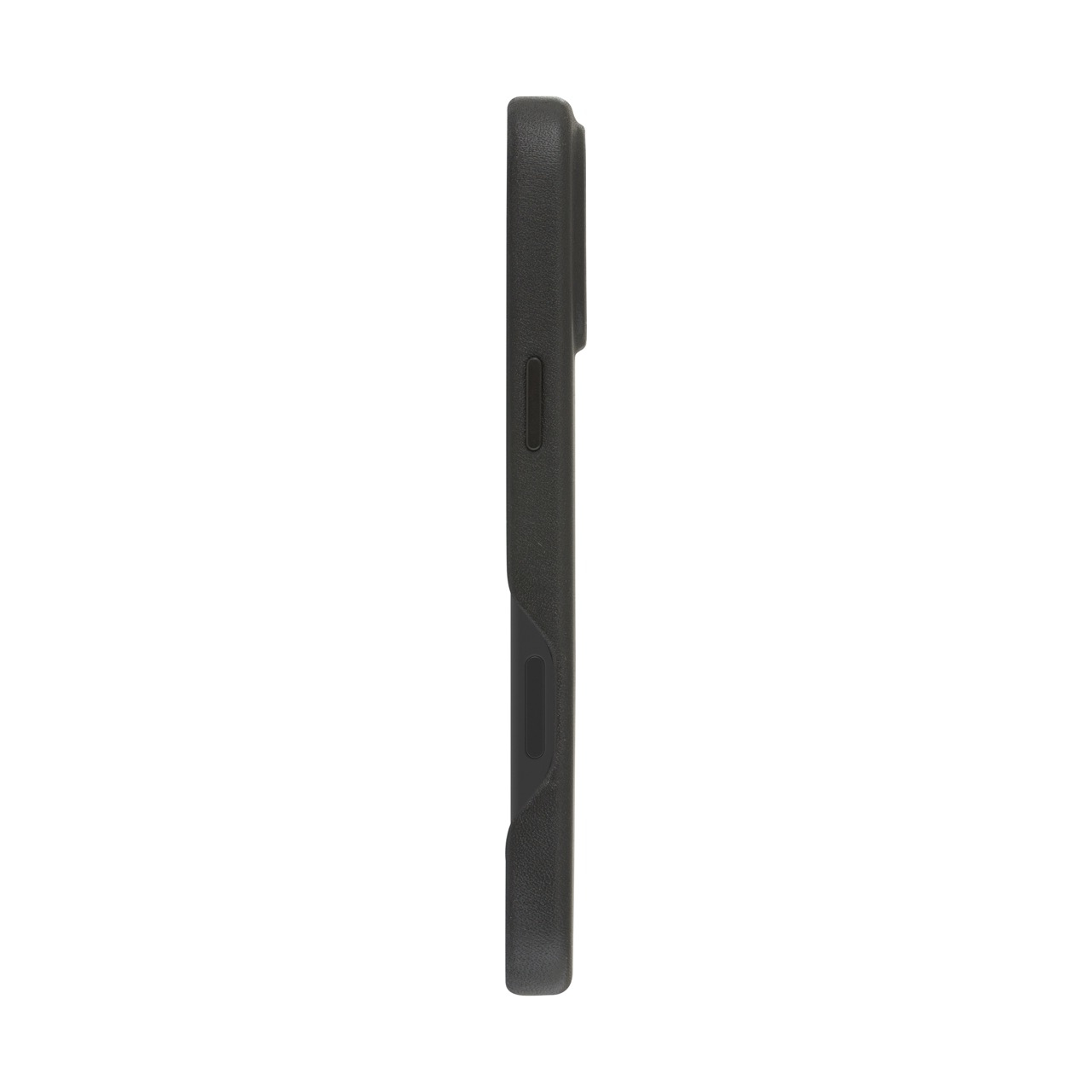 iPhone 16 Pro Max MagSafe Echtleder Hardcase Hülle Roskilde Recycled (RO67GTBL6353) - Schwarz