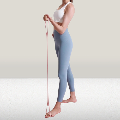 (3er Set) Silikon Fitness Übungsbänder / Widerstandsbänder / Gymnastikbänder mit Handschlaufe für Training / Yoga / Pilates - Bunt