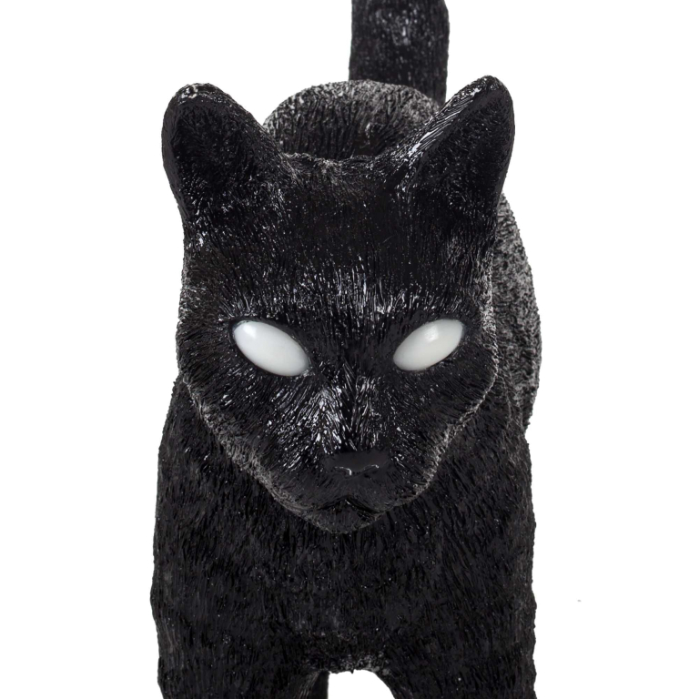 Seletti Jobby The Cat tafellamp LED oplaadbaar wit