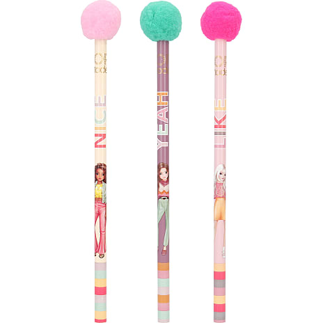 TOPModel PomPom blyant - assorteret