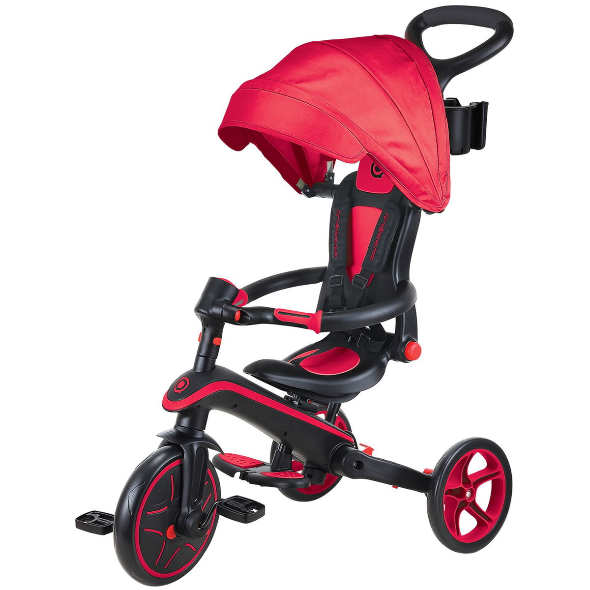 GlobberGlobber   Trike Explorer 4in1 faltbar rot