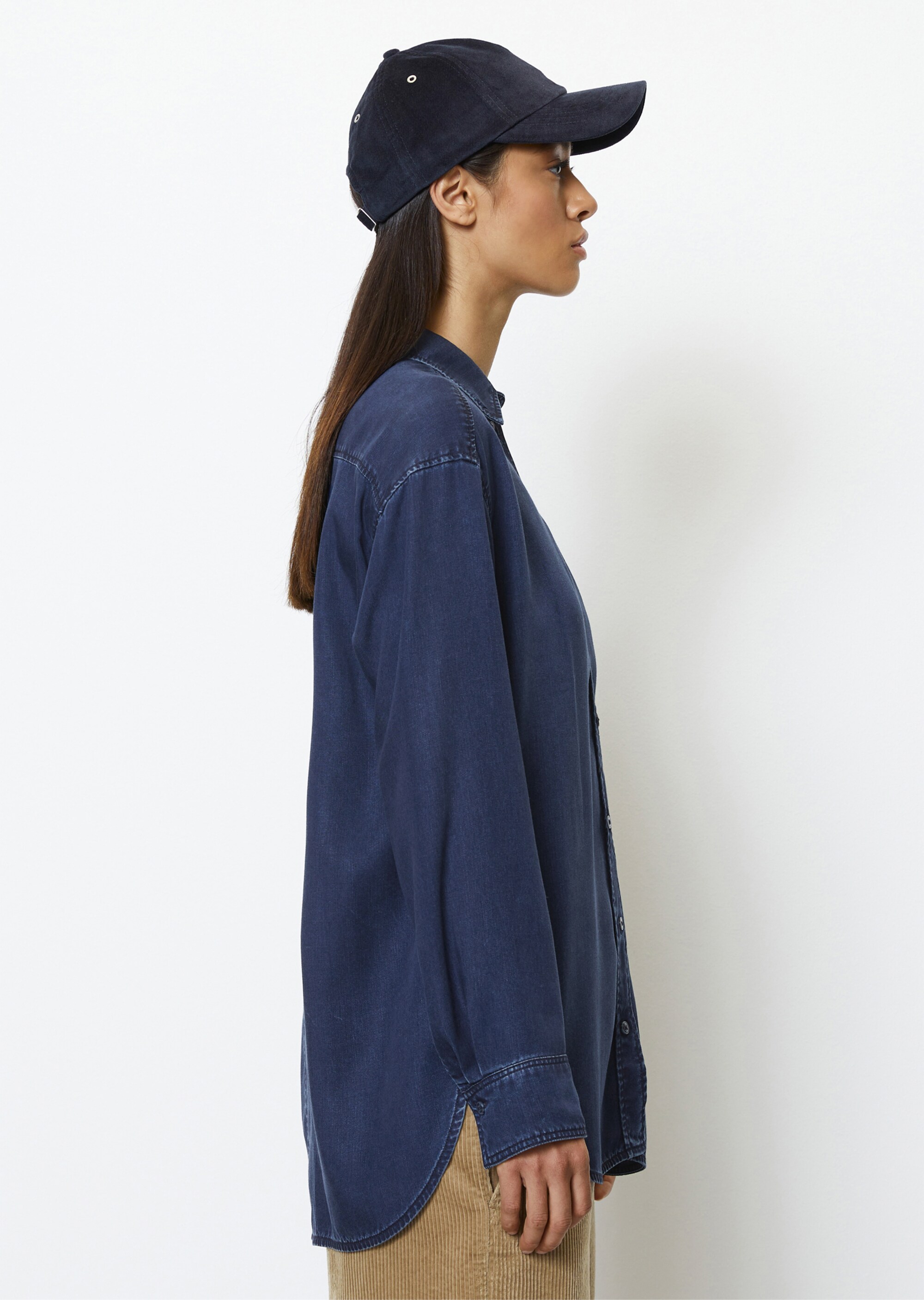 Jeanshemd relaxedaus TENCEL™ Lyocell
