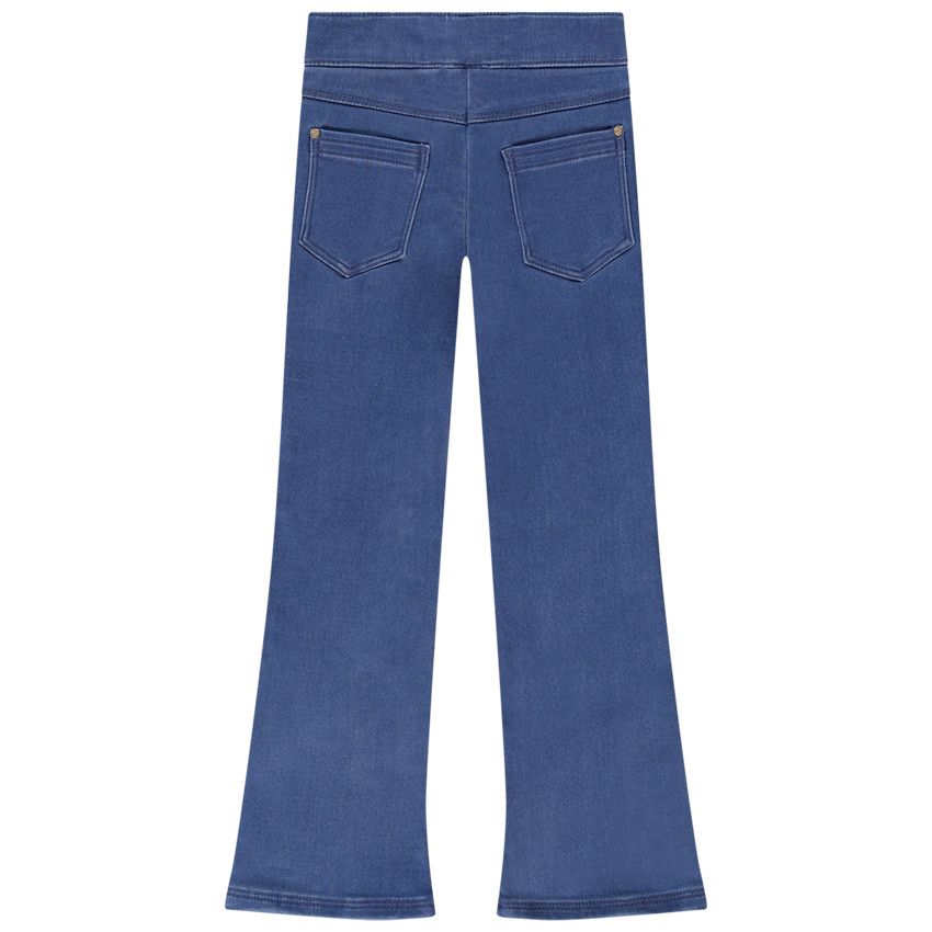 Jegging évasé effet jean pour fille - Bleu moyen