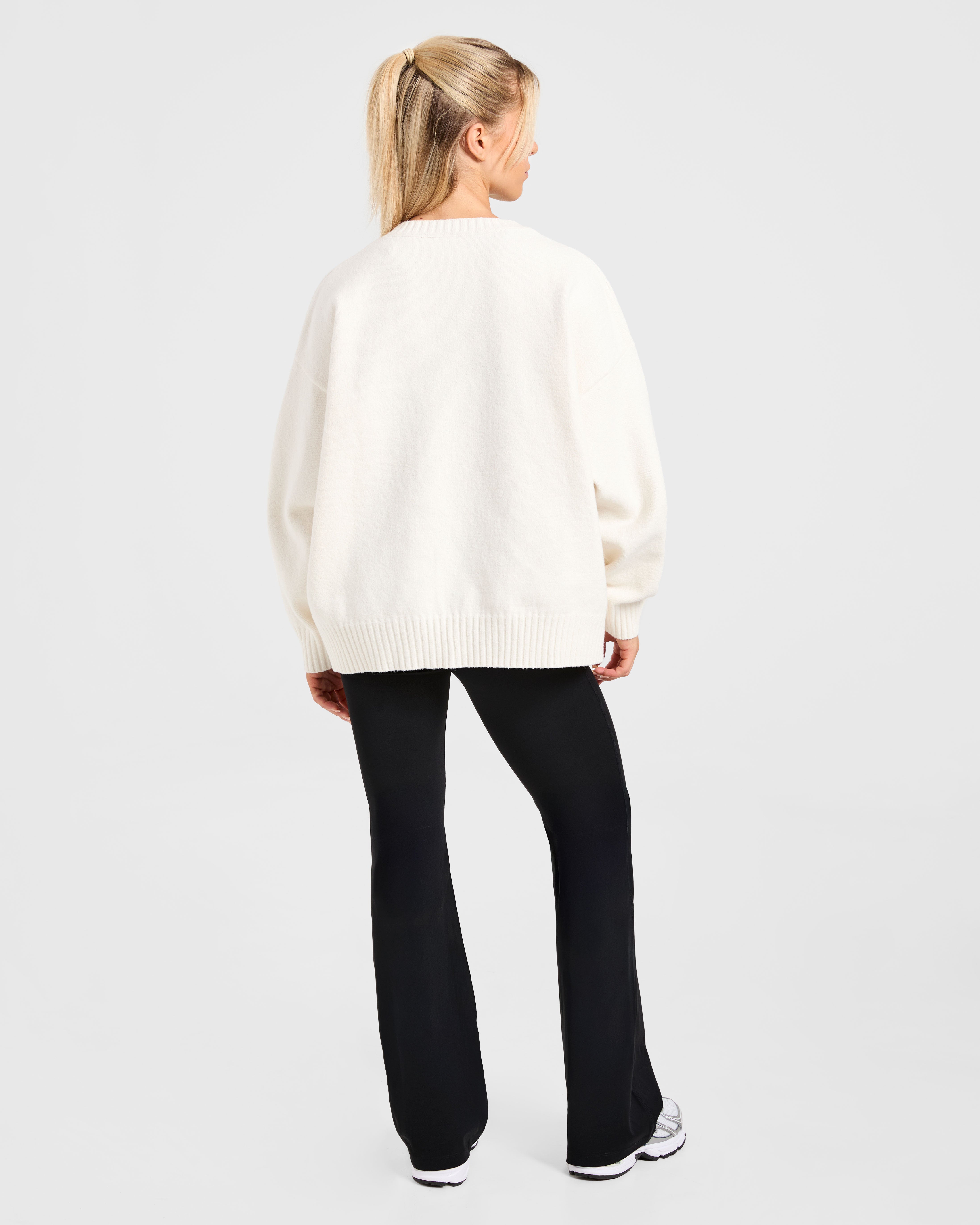 Varsity Oversized Knitted Sweater