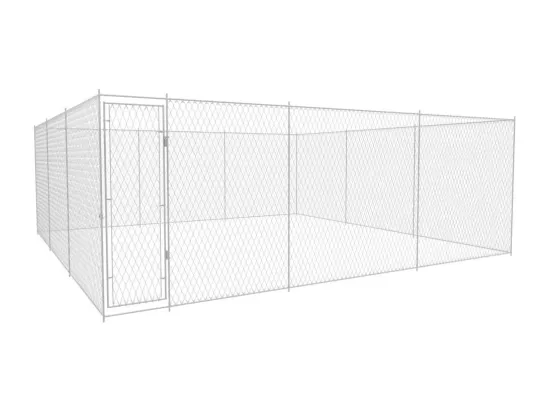 Chenil extérieur cage enclos 570 x 570 x 185 cm 02_0000474
