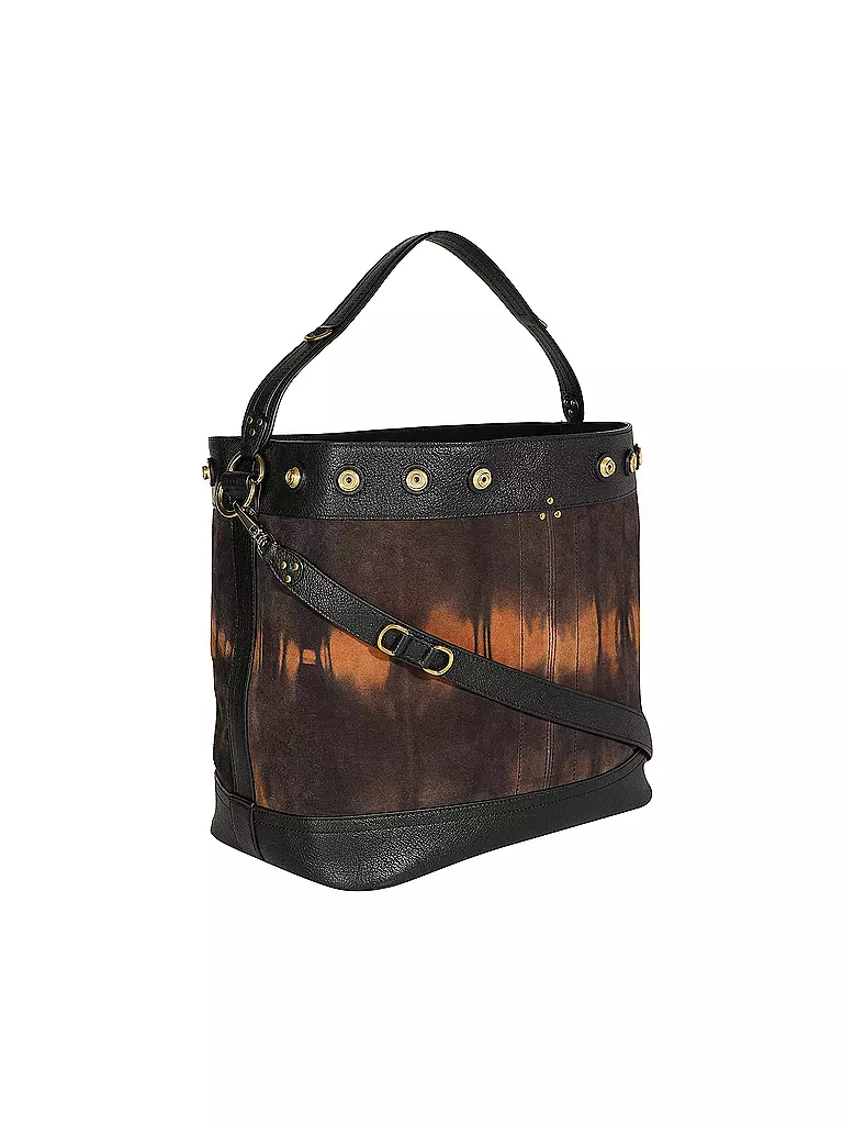 JEROME DREYFUSS Ledertasche - Bucket Bag BEN Medium  braun