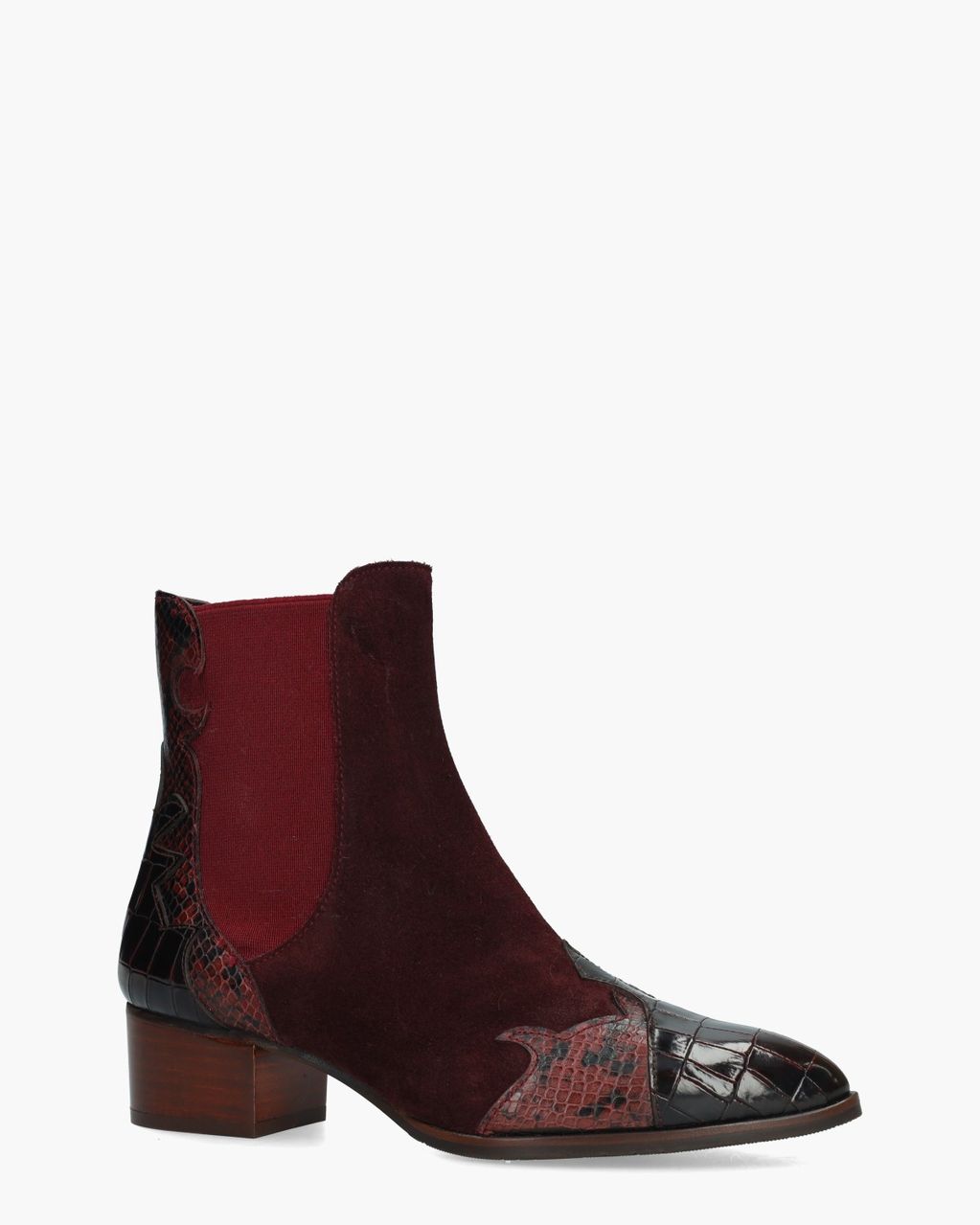Pertini 30961 Bordeauxrood Dames Chelseaboots