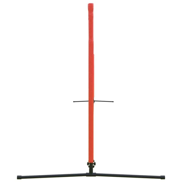 vidaXL Tennisnett svart og rød 500x100x87 cm polyester