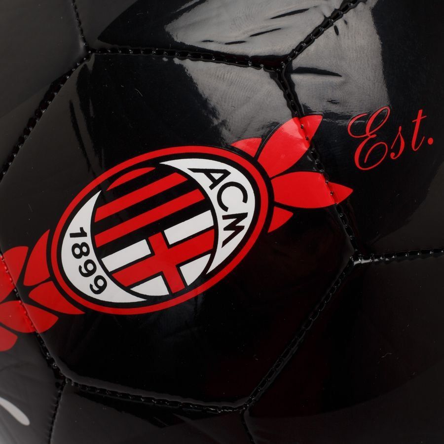 Milan AC Ballon Avant-Match - Noir/For All Time Red