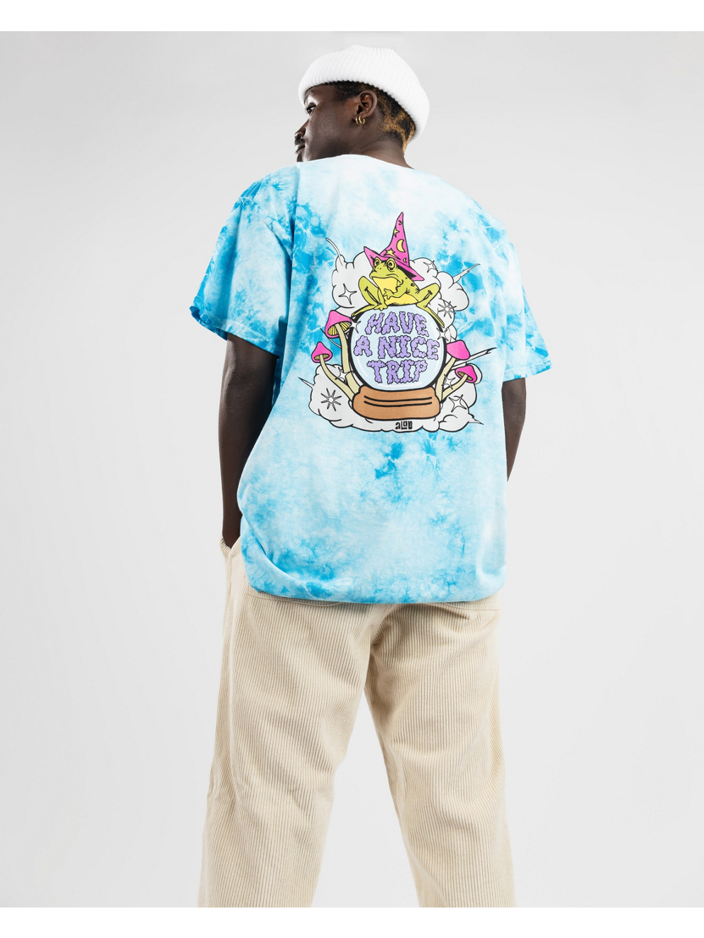 A.LAB Frog Wizard T-Shirt blue wash