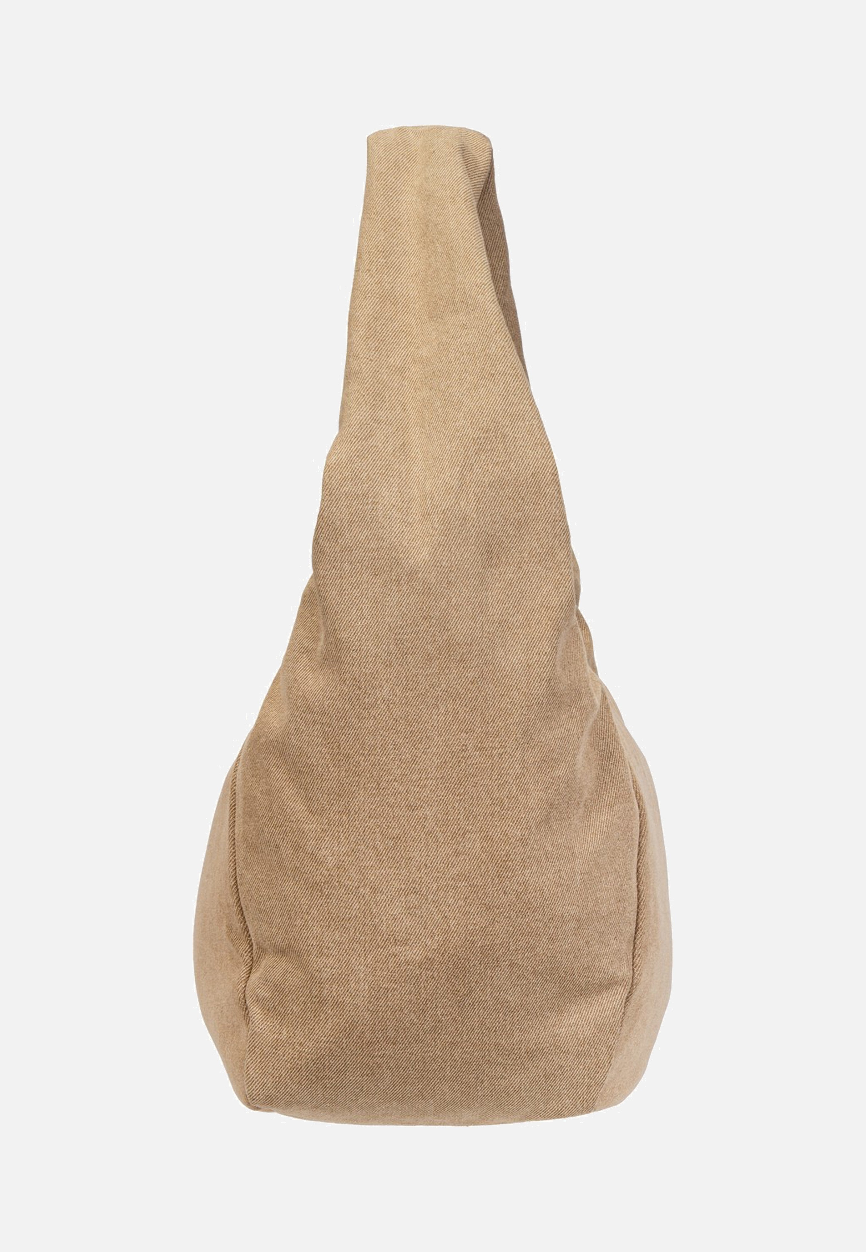 Farrah Hobo M Denim Beige - Hobo Bag