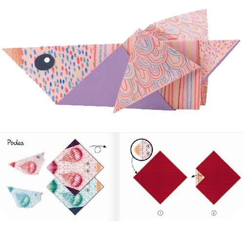 Djeco origami pooldieren DJ08777