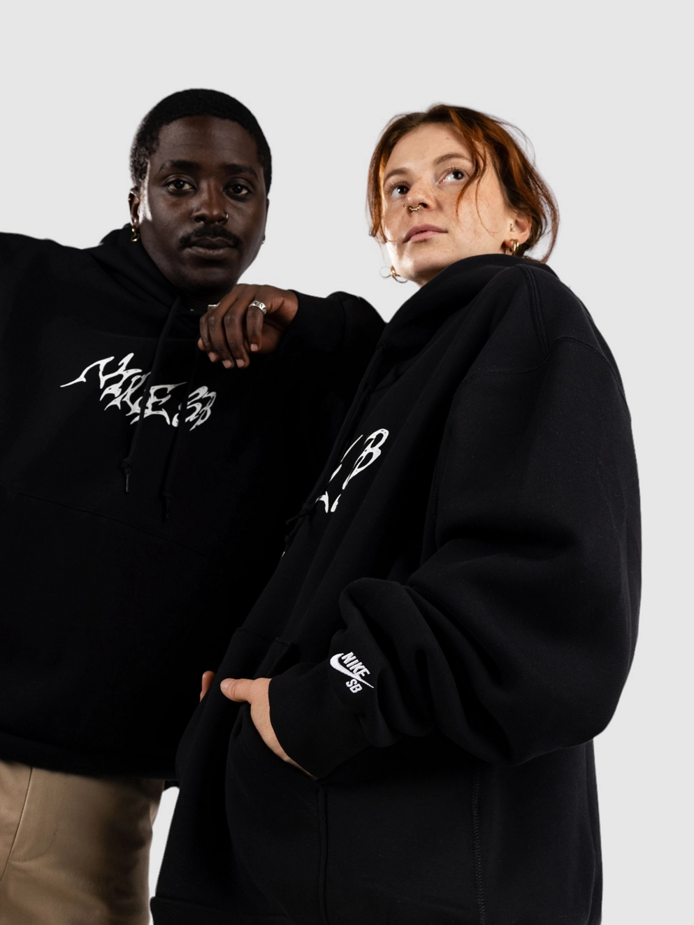Nike Sb Fleece Stallion Hoodie black/white