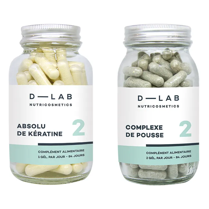 D-LAB NUTRICOSMETICS Duo Nutrition-Capillaire - 3 mois