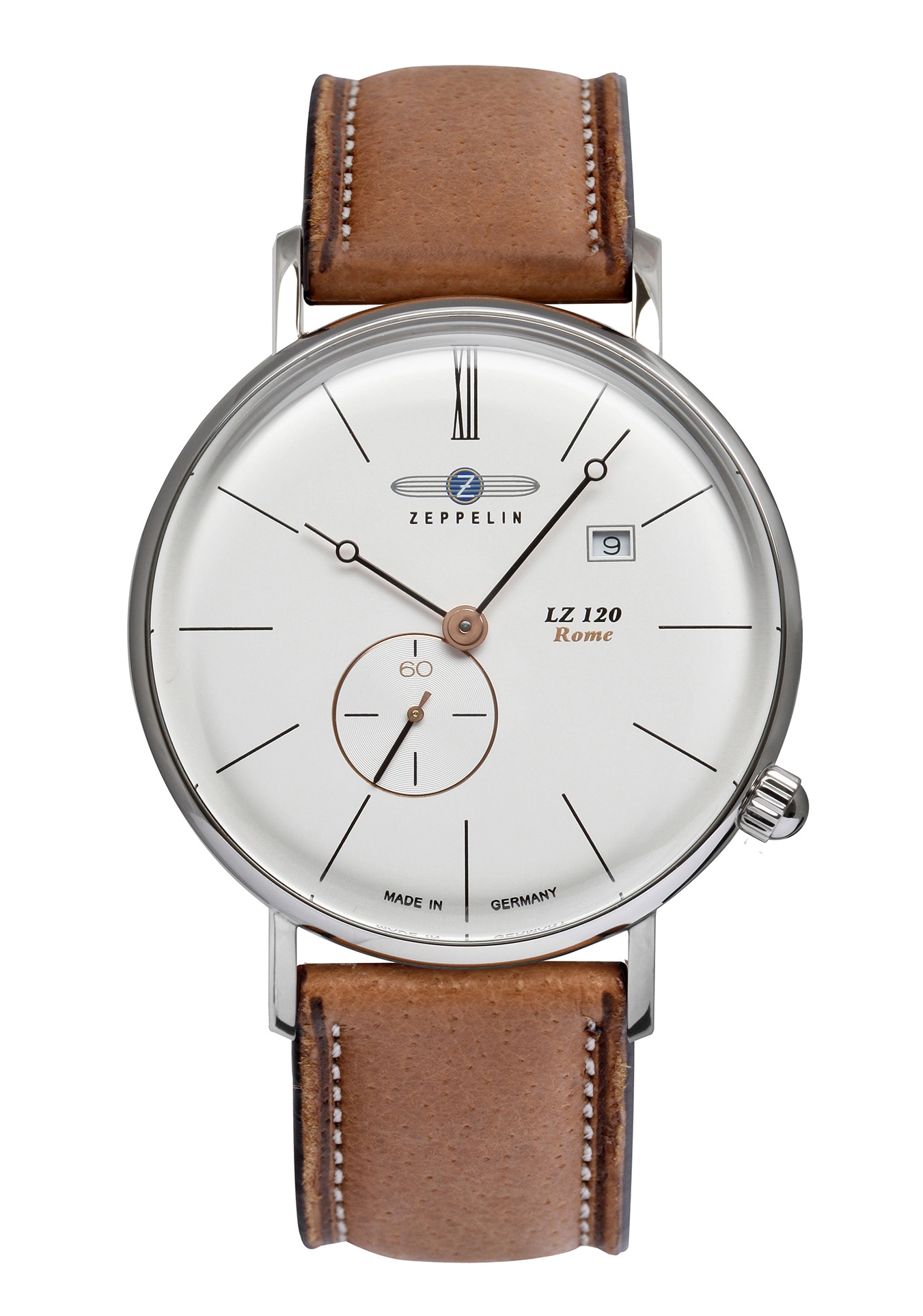 Zeppelin LZ120 Rome Herrenuhr Silber 7138-4