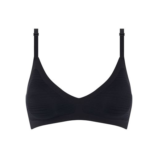 Chantelle Softstretch Stripes Foret Bøjlefri BH, Sort, M/L