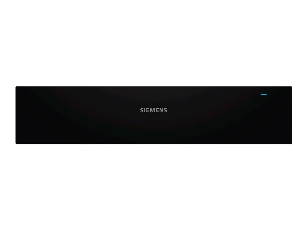 Siemens iQ500 BI510CNR0 - Varmeskuffe - til indbygning - niche - bredde: 56 cm - dybde: 55 cm - højde: 14 cm - sort/rustfrit stål