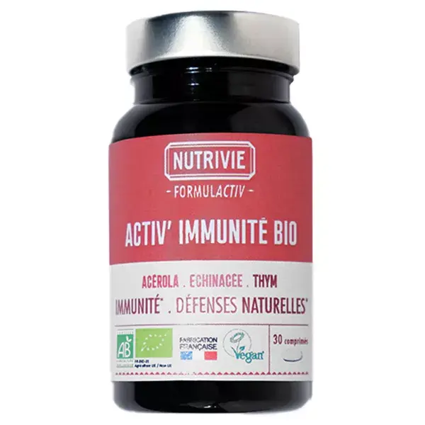 Nutrivie Activ'Immunity Orgânico 30 comprimidos