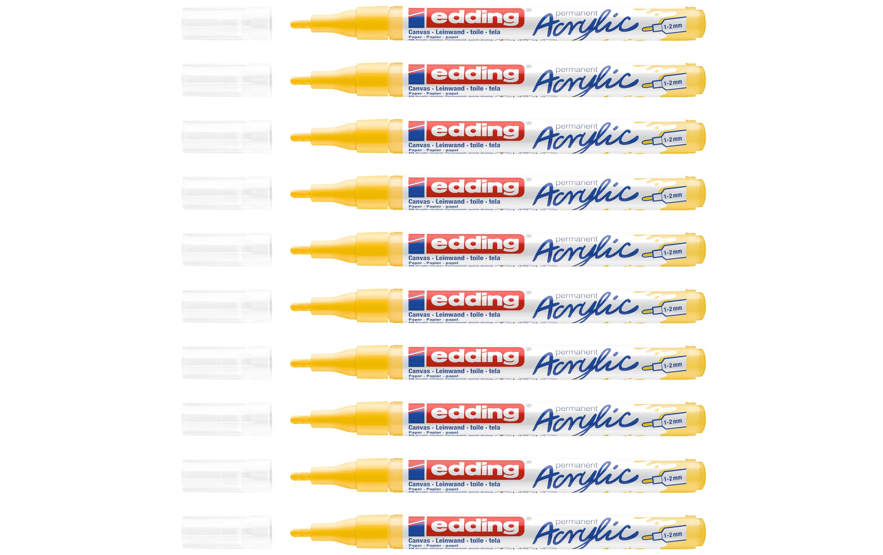 Acrylmarker 5300 Fein, GelbSchnelltrocknende Acrylstifte