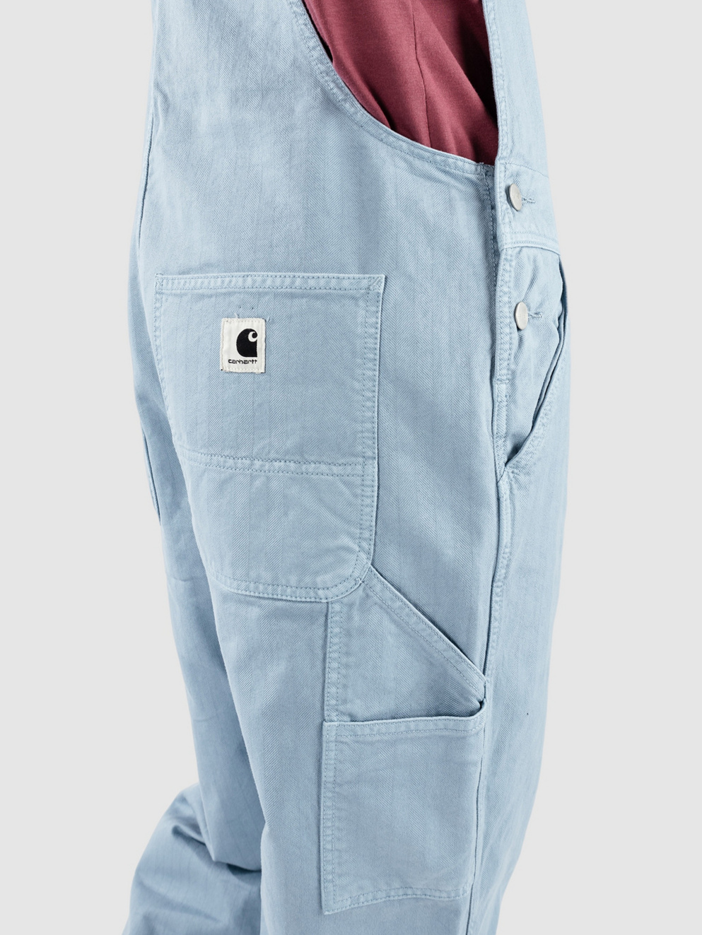 Carhartt WIP Norris Bib Overall Denim Dungarees misty sky garment dyed
