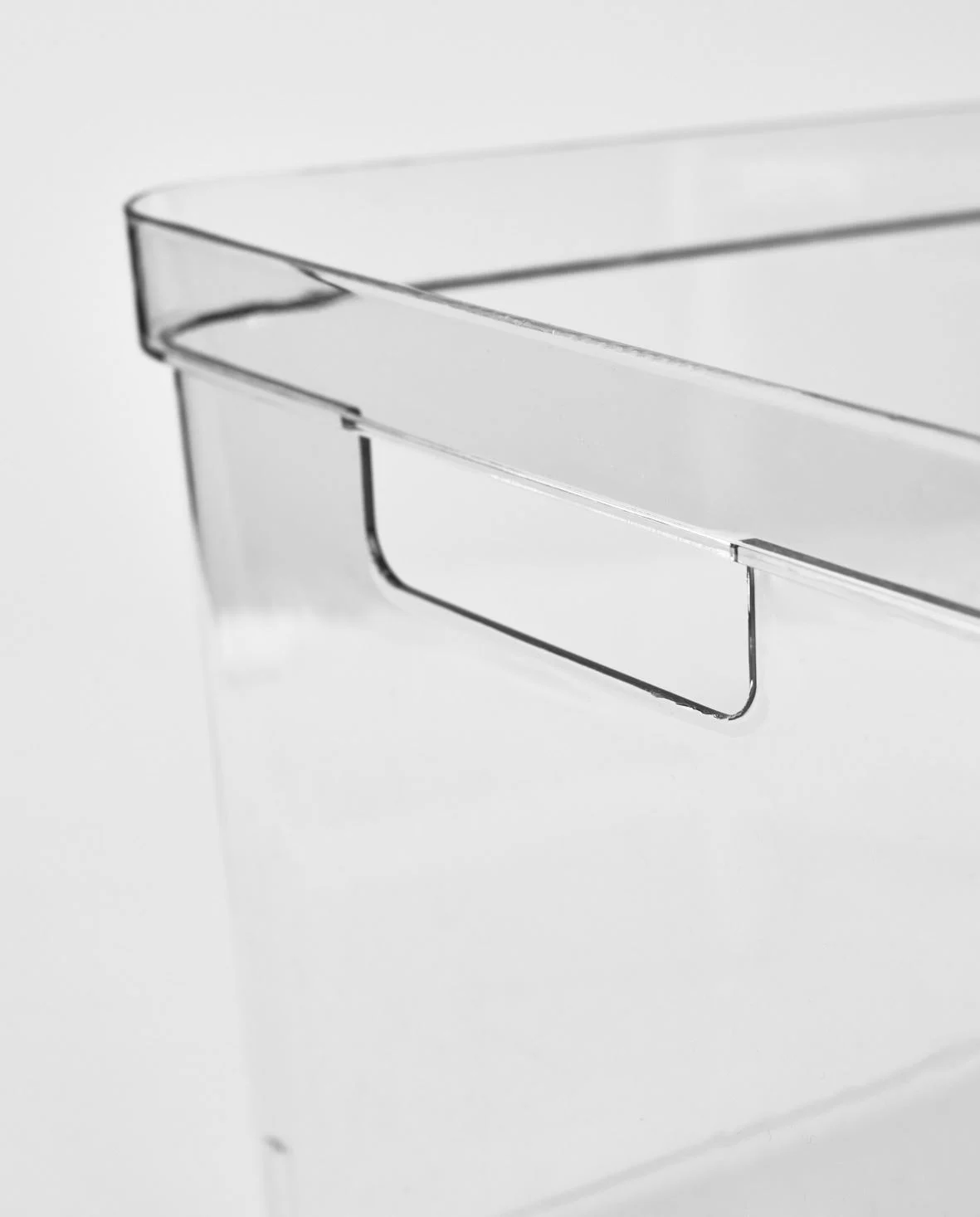 Oppbevaringsboks transparent - 17x26x12 cm